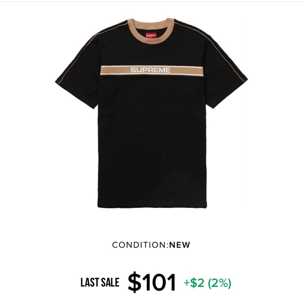Supreme chest logo t shirt